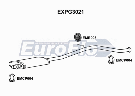 Centre Muffler (EXPG3021)