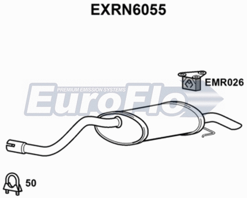 Rear Muffler (EXRN6055)
