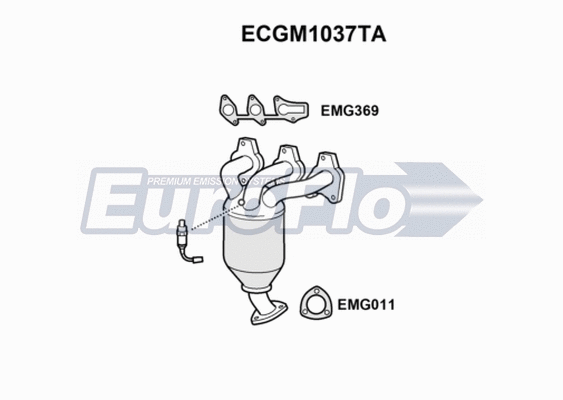 Catalytic Converter (ECGM1037TA)