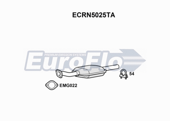 Catalytic Converter (ECRN5025TA)