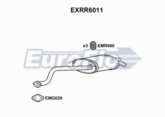 Rear Muffler (EXRR6011)