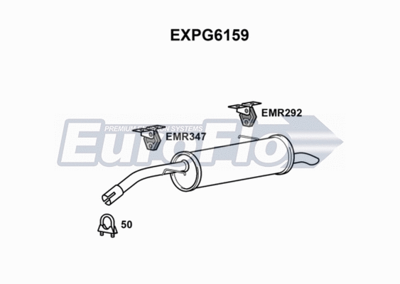 Rear Muffler (EXPG6159)