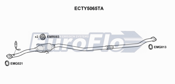 Catalytic Converter (ECTY5065TA)