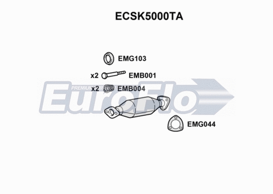 Catalytic Converter (ECSK5000TA)