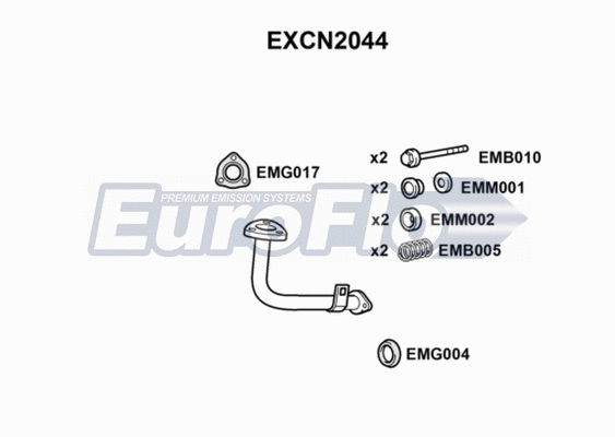 Exhaust Pipe (EXCN2044)