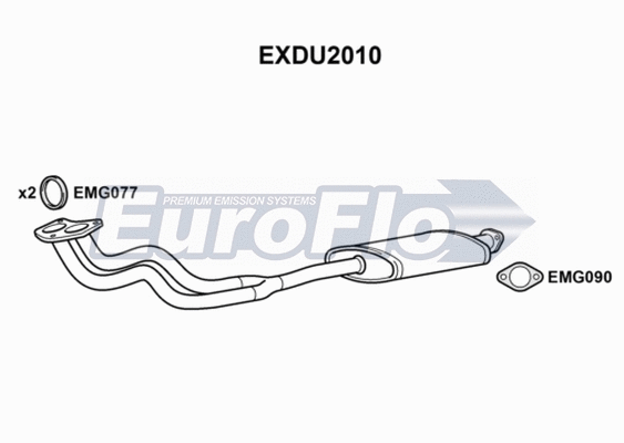 Exhaust Pipe (EXDU2010)