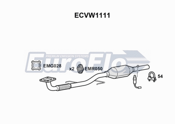 Catalytic Converter (ECVW1111)