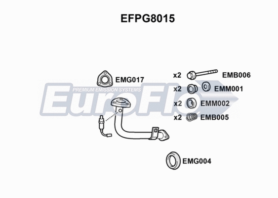 Exhaust Pipe (EFPG8015)