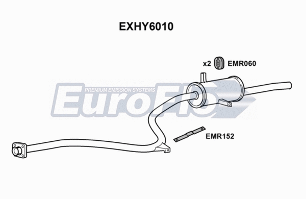 Rear Muffler (EXHY6010)