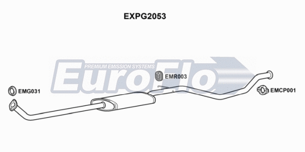 Exhaust Pipe (EXPG2053)
