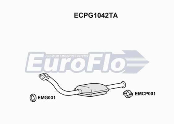 Catalytic Converter (ECPG1042TA)