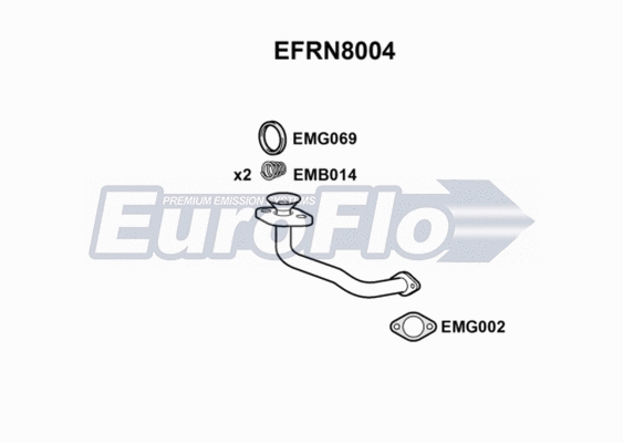 Exhaust Pipe (EFRN8004)