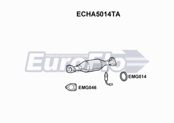 Catalytic Converter (ECHA5014TA)