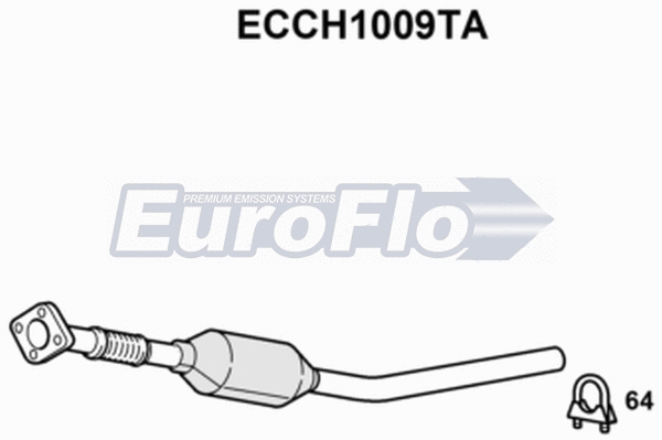 Catalytic Converter (ECCH1009TA)