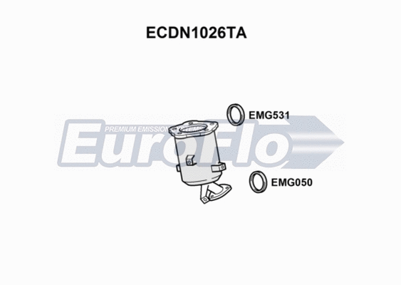Catalytic Converter (ECDN1026TA)