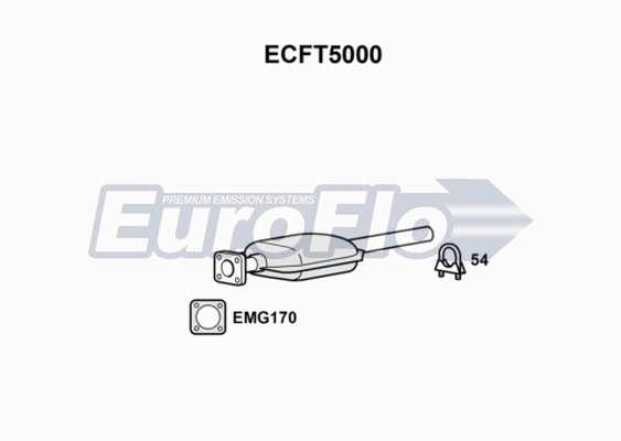 Catalytic Converter (ECFT5000)