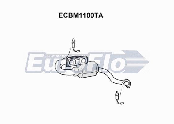Catalytic Converter (ECBM1100TA)