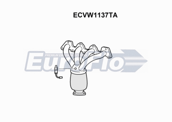 Catalytic Converter (ECVW1137TA)