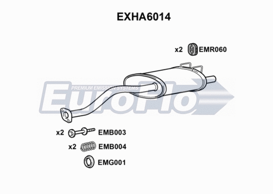 Rear Muffler (EXHA6014)