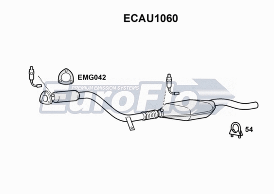 Catalytic Converter (ECAU1060)