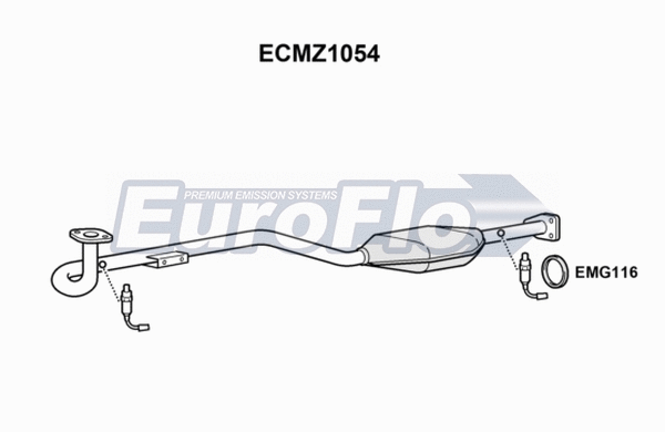 Catalytic Converter (ECMZ1054)