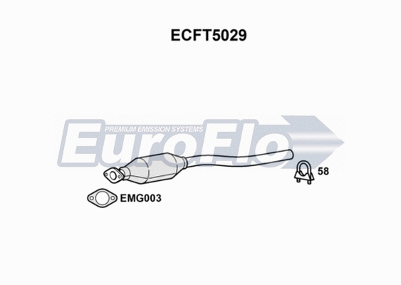 Catalytic Converter (ECFT5029)