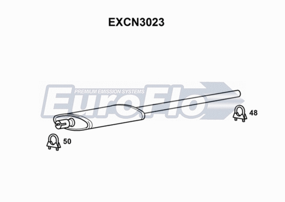 Centre Muffler (EXCN3023)