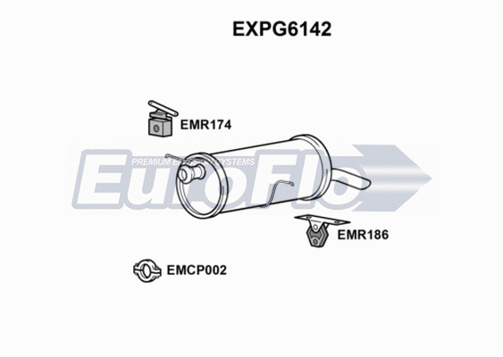 Rear Muffler (EXPG6142)