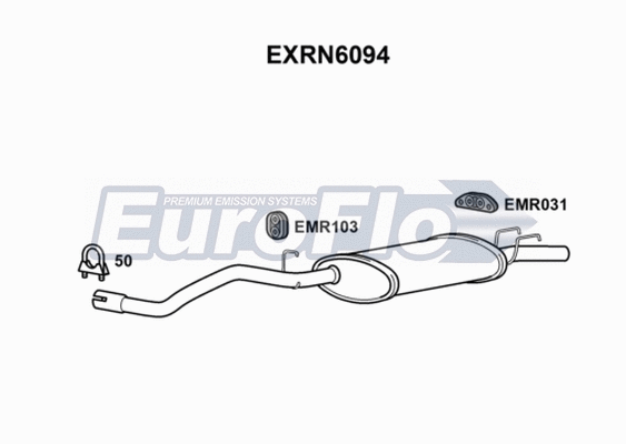 Rear Muffler (EXRN6094)