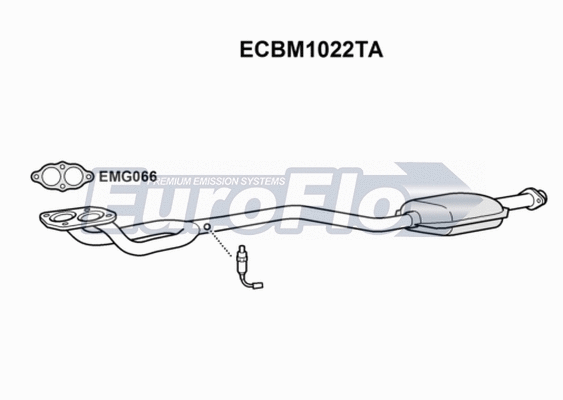 Catalytic Converter (ECBM1022TA)