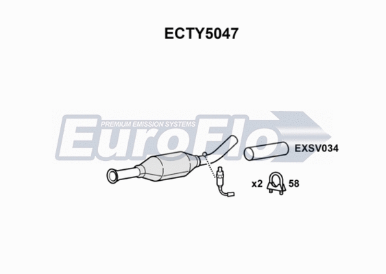 Catalytic Converter (ECTY5047)