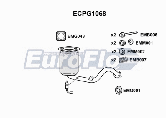 Catalytic Converter (ECPG1068)