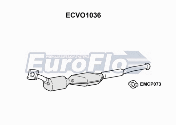 Catalytic Converter (ECVO1036)