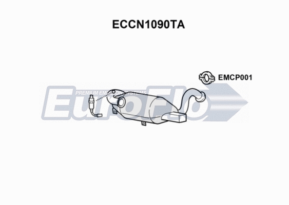 Catalytic Converter (ECCN1090TA)