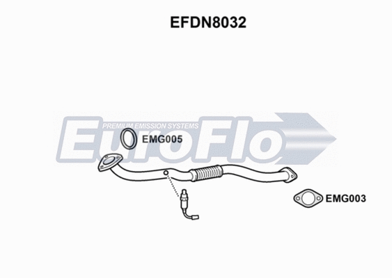 Exhaust Pipe (EFDN8032)