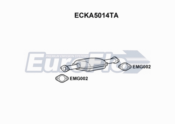 Catalytic Converter (ECKA5014TA)