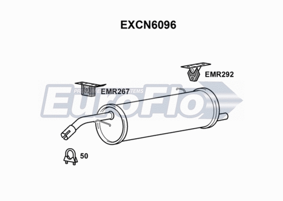 Rear Muffler (EXCN6096)