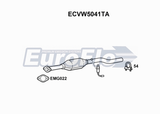Catalytic Converter (ECVW5041TA)