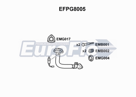 Exhaust Pipe (EFPG8005)