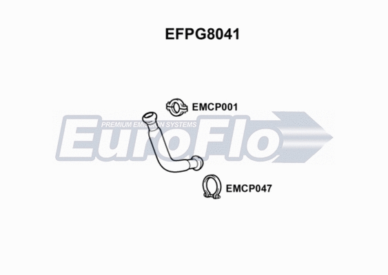 Exhaust Pipe (EFPG8041)