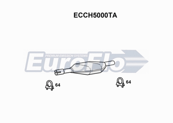 Catalytic Converter (ECCH5000TA)