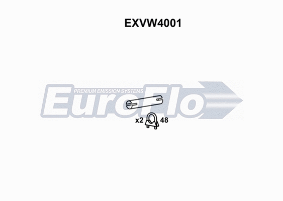 Exhaust Pipe (EXVW4001)