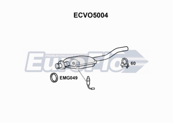 Catalytic Converter (ECVO5004)