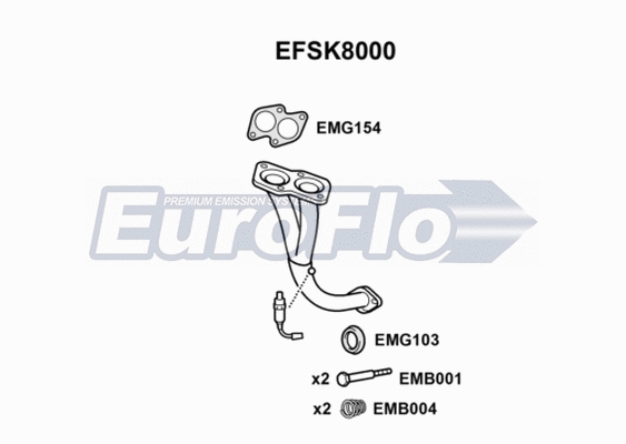 Exhaust Pipe (EFSK8000)