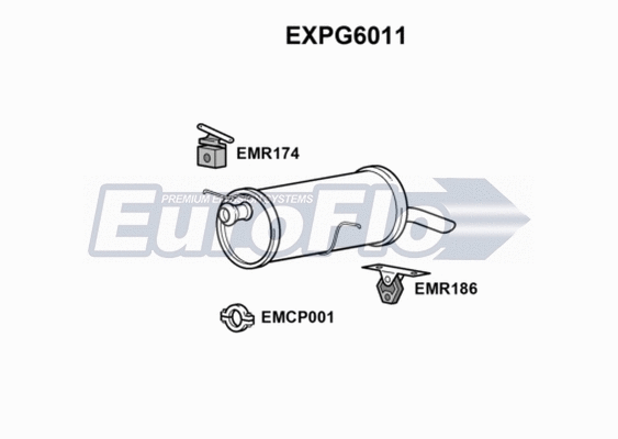 Rear Muffler (EXPG6011)
