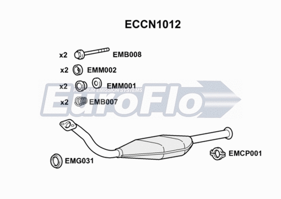 Catalytic Converter (ECCN1012)