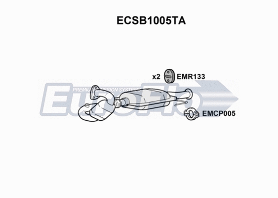 Catalytic Converter (ECSB1005TA)