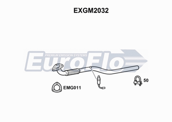 Exhaust Pipe (EXGM2032)