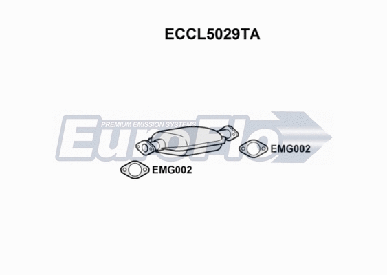 Catalytic Converter (ECCL5029TA)