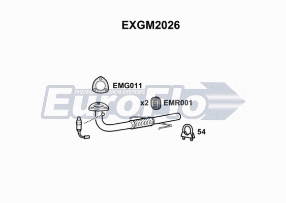 Exhaust Pipe (EXGM2026)